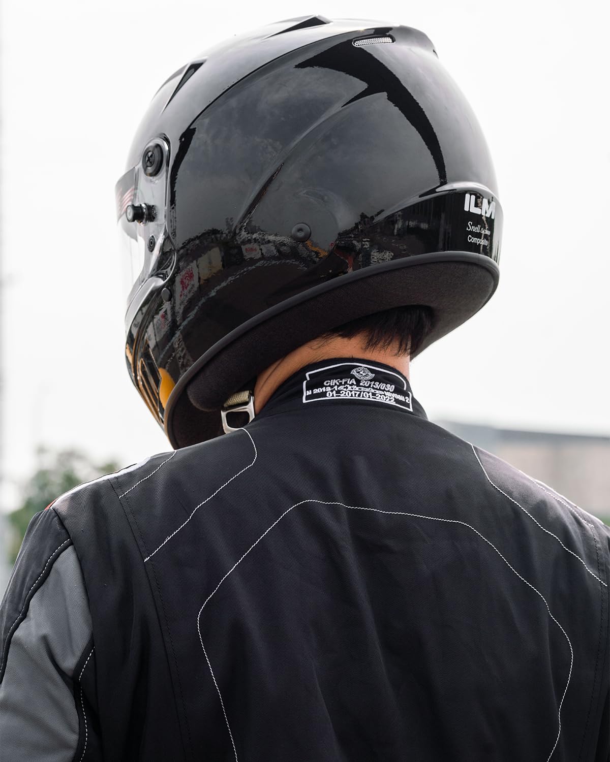 ILM Snell SA2025 Full Face Auto Racing Helmets Lightweight Fiberglass for Adult Men and Women Model 890