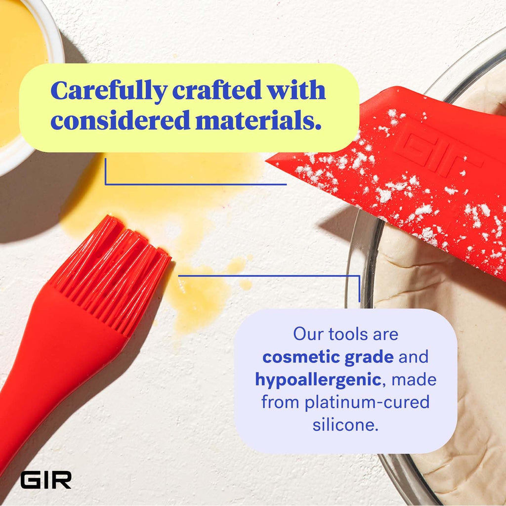 GIR: Get It Right Premium Silicone Spatula - Non-Stick Heat Resistant Kitchen Spatula - Perfect for Baking, Cooking, Scraping, and Mixing - Mini - 8 IN, Black