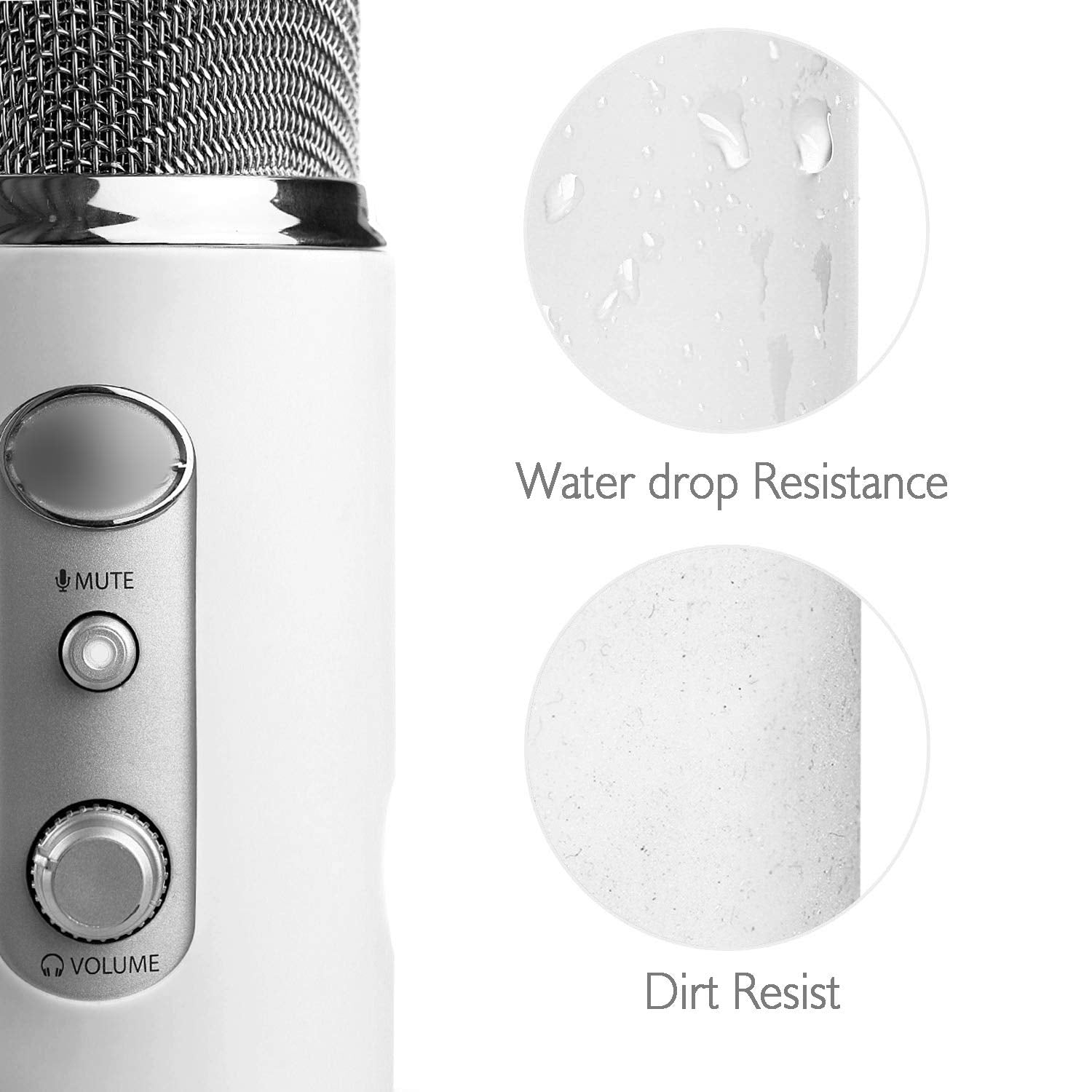 YOUSHARES 2PCS Blue Yeti Pop Filter for Blue Yeti Microphone, Yeti Foam Windscreen with Dead Cat Blue Yeti Mic Cover for Yeti Mic and Blue Yeti Pro USB Microphone