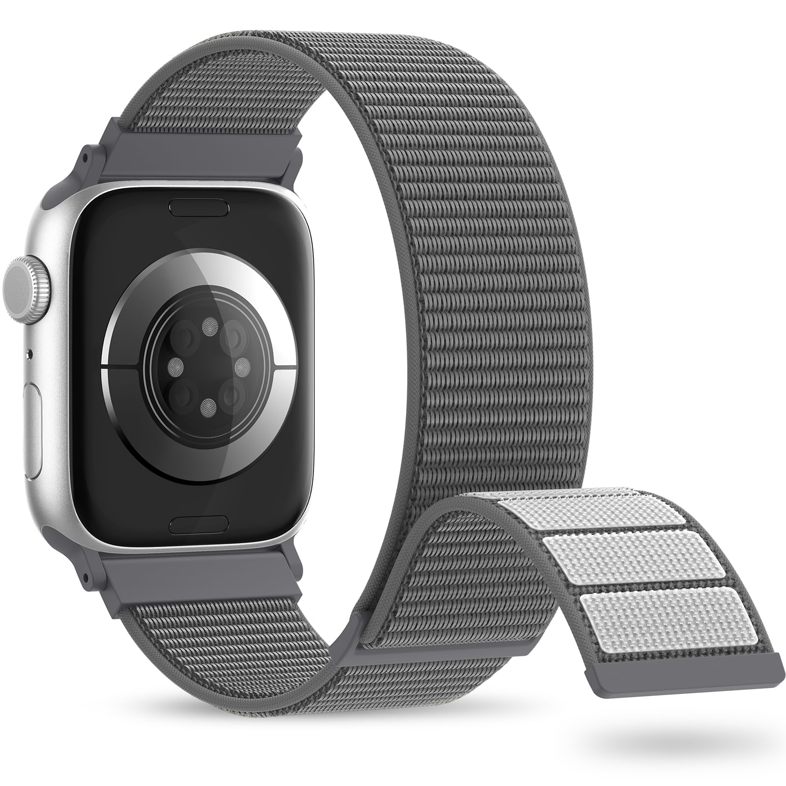 Nylon Sport Band Compatible with Apple Watch Band 38mm 40mm 41mm 42mm 44mm 45mm 46mm 49mm, Adjustable Breathable Women Men Braided Strap Loop for iWatch Series 11/10/9/8/7/6/5/SE Ultra 3/2/1
