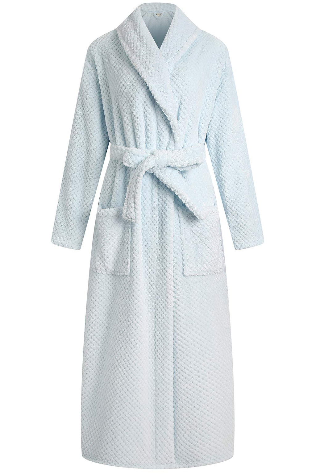 Richie House Women's Plush Soft Warm Fleece Bathrobe Robe RH1591