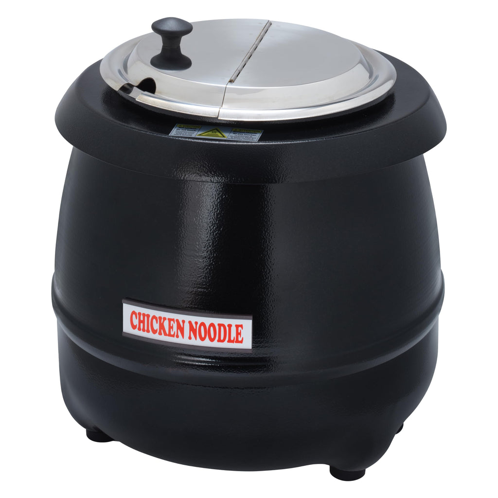 Winco Electric Soup Warmer, 10.5-Quart,Black