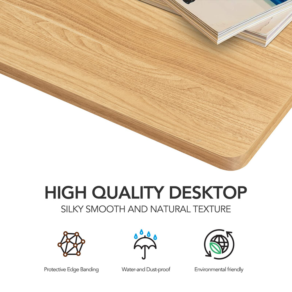SANODESK Whole-Piece Particle Board Table Top for Standing Desk Home Office Desk DIY, 40x24x1 Inch Black Desk Top