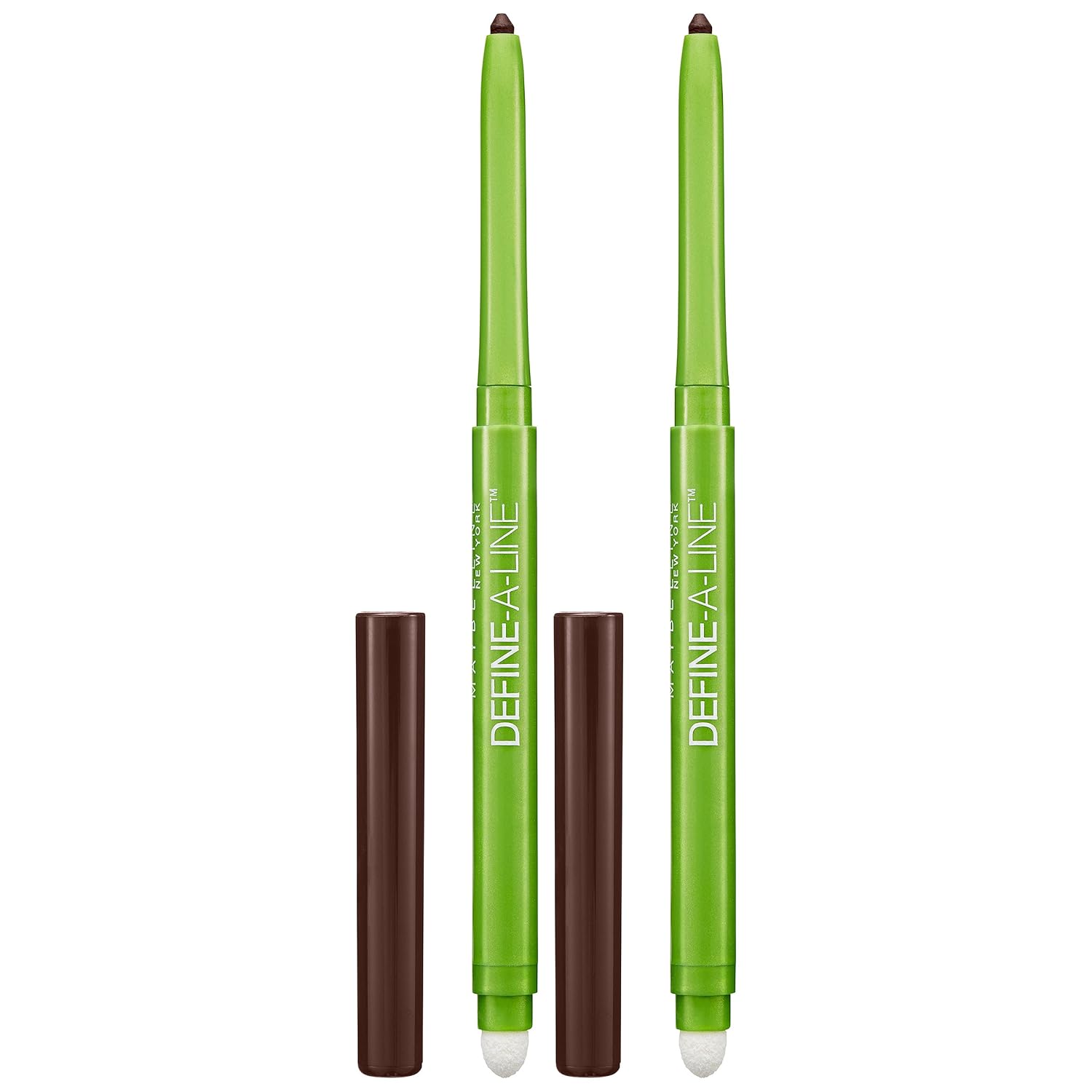 MAYBELLINE Define-A-Line Eyeliner, Brownish Black (Pack of 2)