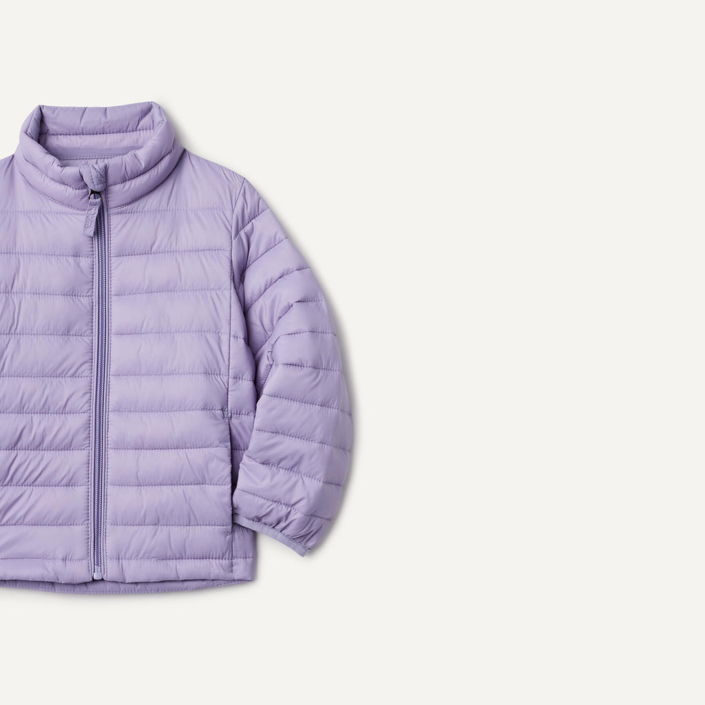 Amazon Essentials girls Light-weight Water-resistant Packable Mock Puffer Jackets
