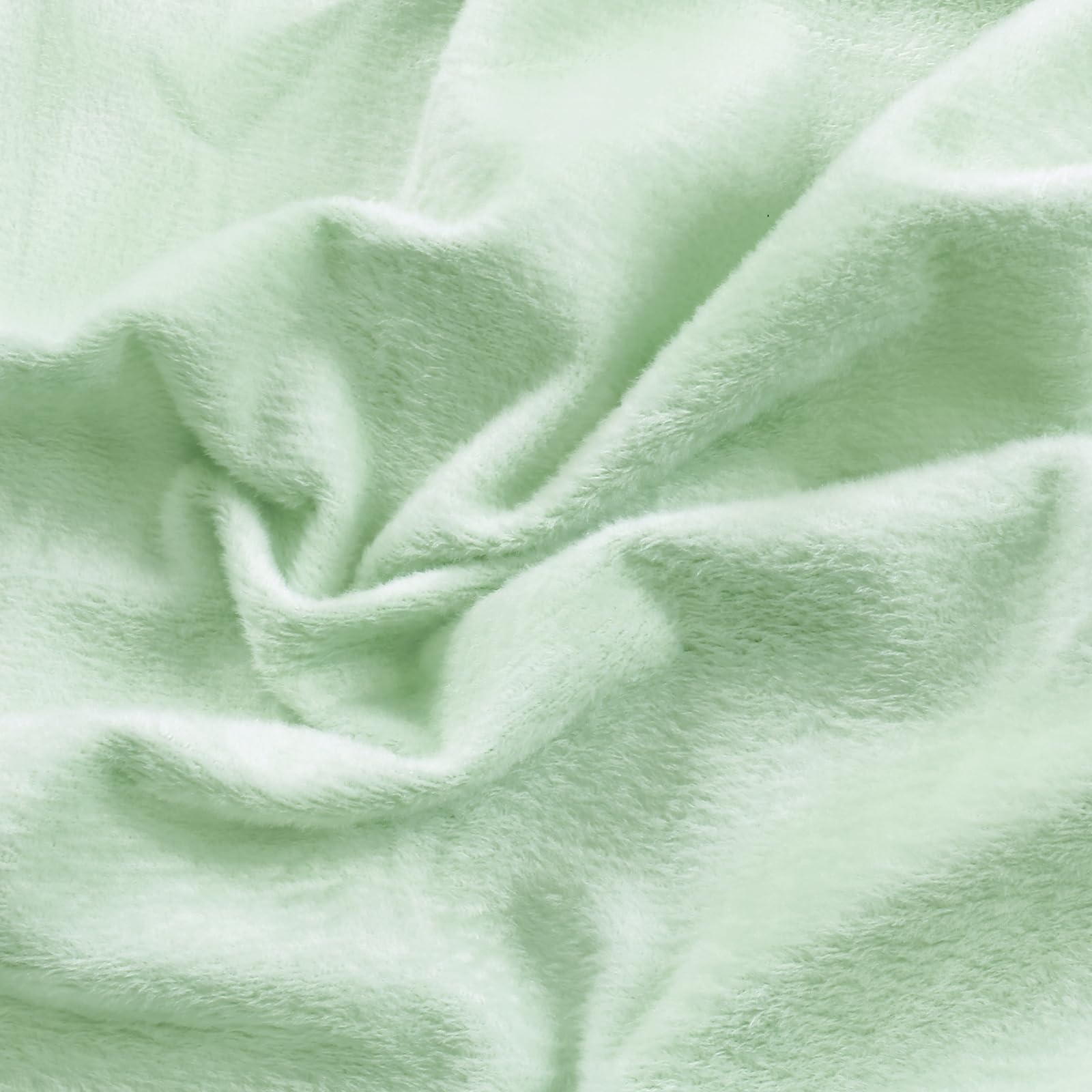 Entisn Minky Fabric by The Yard, 1 Yard x 60 Inch Wide Pre-Cut Fleece Fabric Beige Cuddle Minky, Solid Soft Plush for Blanket, Pillow Cover, Scarf, Sewing