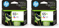 HP 65XL Tri-Color High-Yield Ink Cartridge | Works with AMP 100, DeskJet 2600, 3700; Envy 5000 | Eligible for Instant Ink | N9K03AN