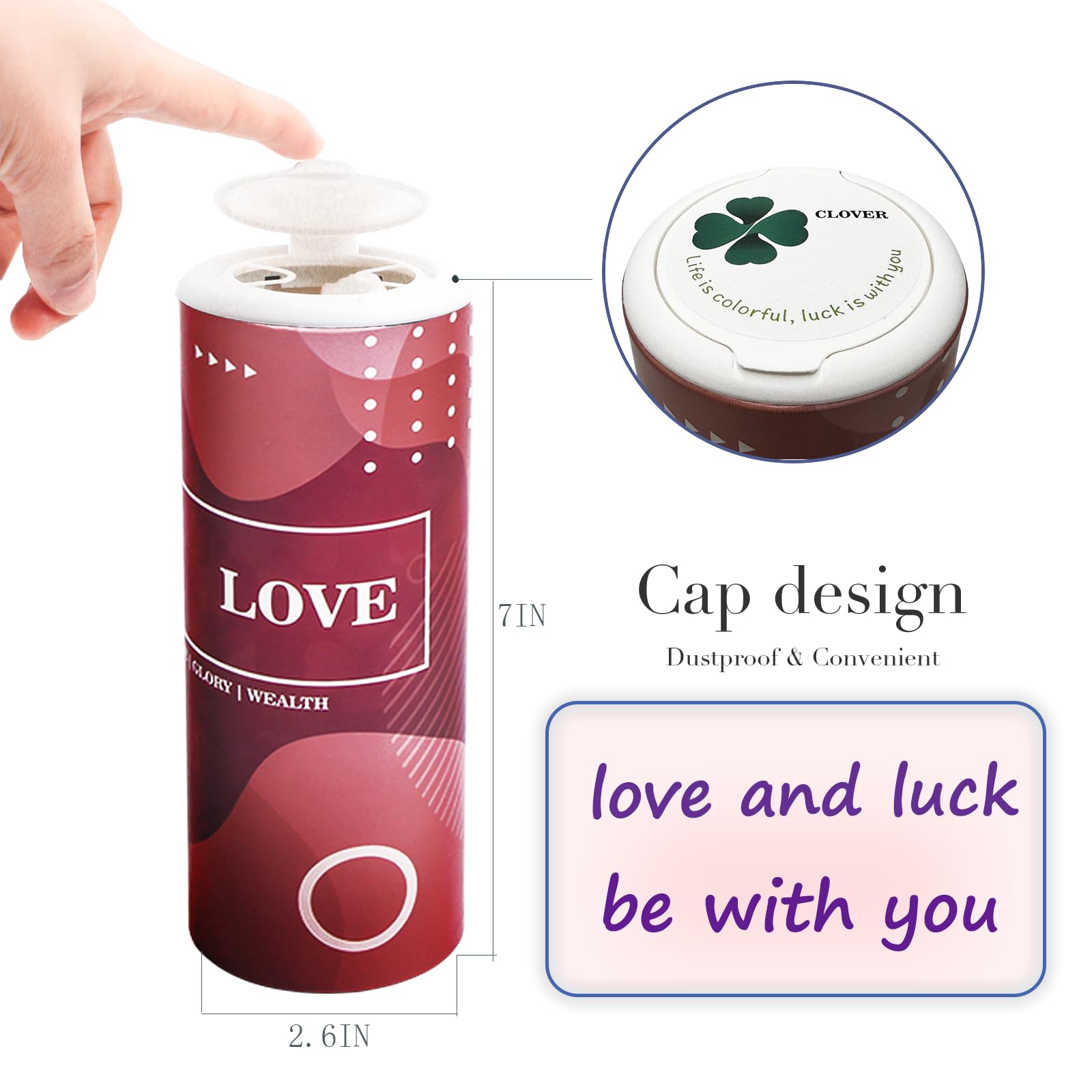 Car Round Canned Tissue Box Cup Holder Facial Tissues,Cylinder Tube Face Towel,4 Canister 3-Ply Car Napkins for Travel Tissue Bulk Fit Home,Office,School by CLOVER