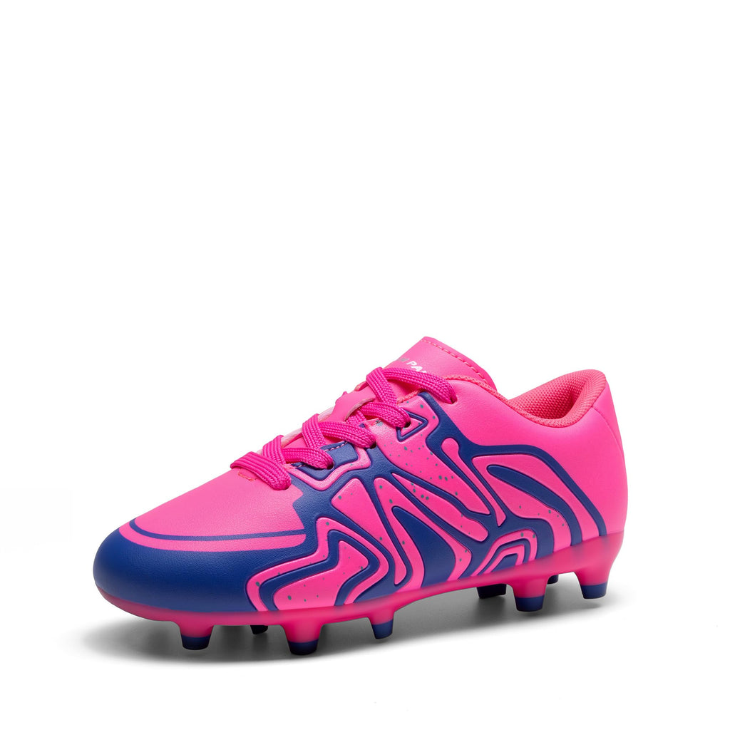 DREAM PAIRS Boys Girls Soccer Cleats Youth Firm Groud Baseball Cleats Sport Athletic Outdoor Trainning Football Shoes for Little/Big Kid