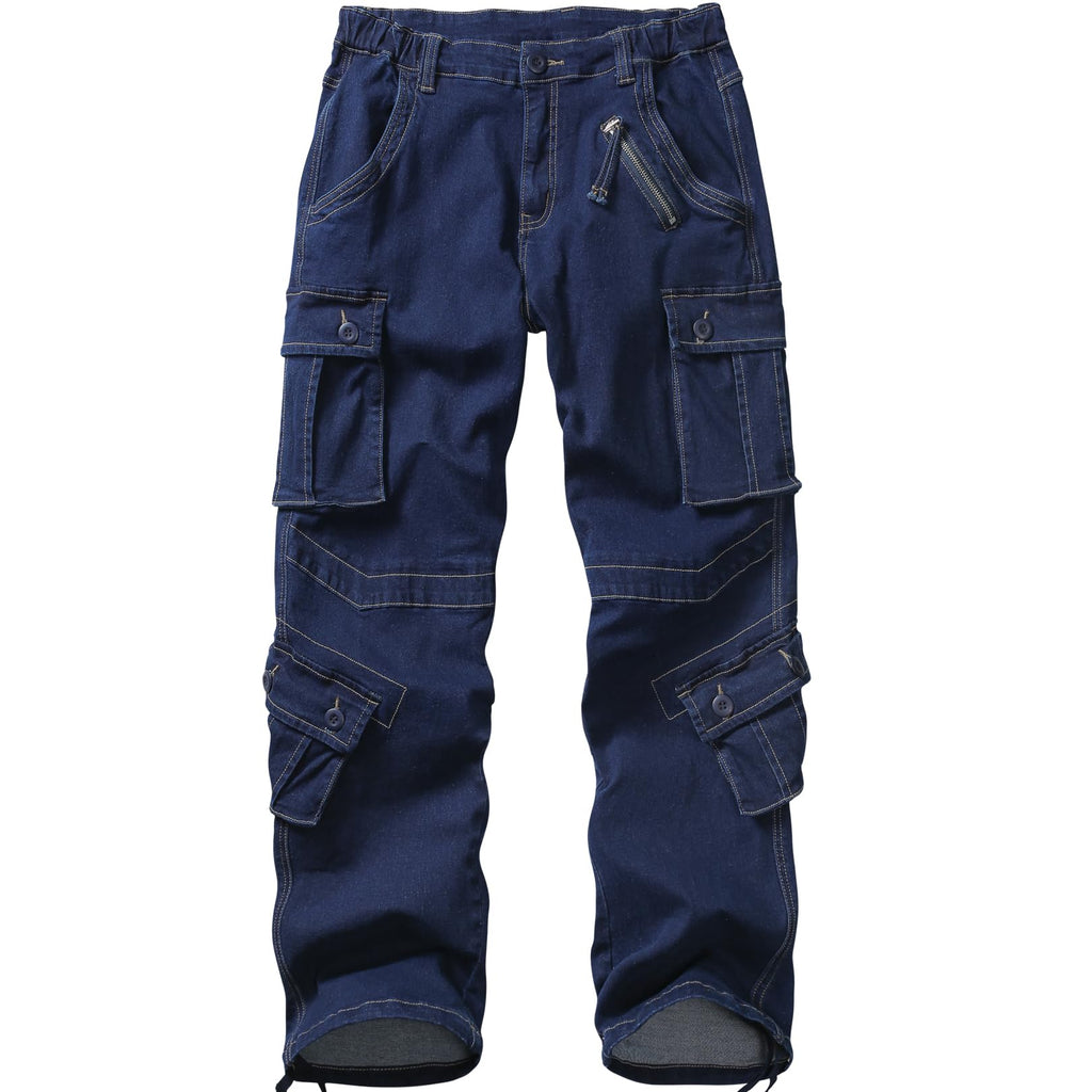 Womens Cargo Pants Army Combat Work Pants with 8 Pockets Casual Cotton Ripstop Construction Pants