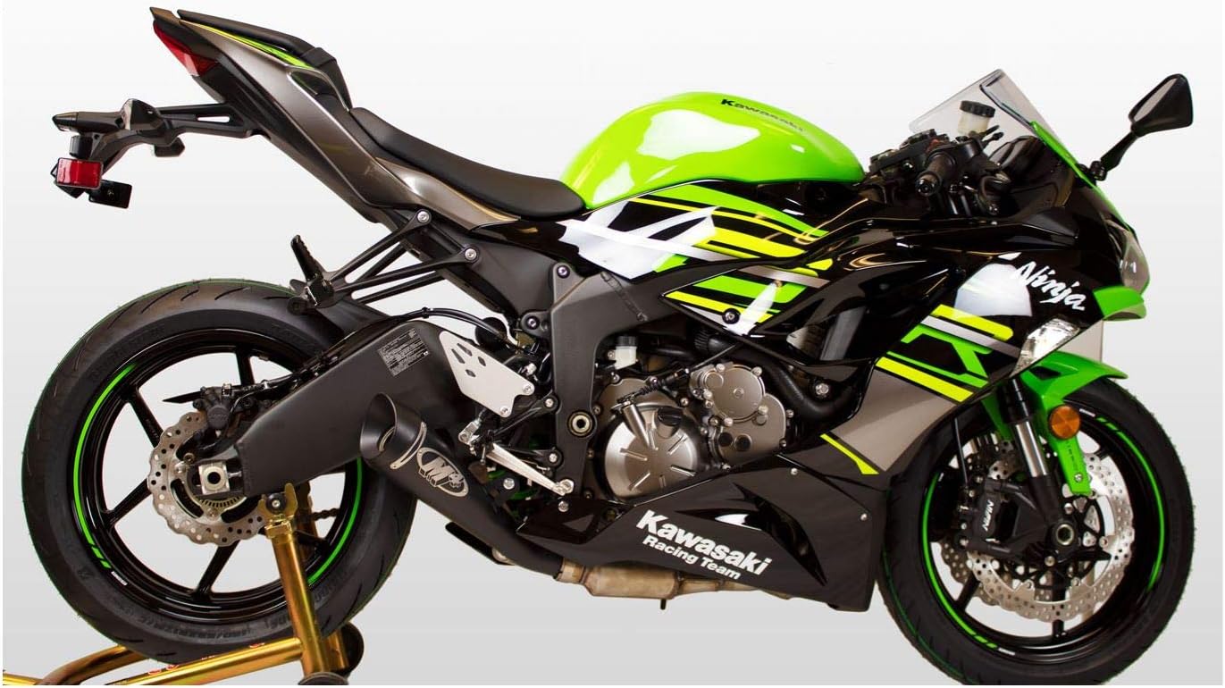 M4 Performance Exhaust GP19 Series Slip-On compatible with 2009-2024 Kawasaki ZX-6R ZX636 KA6922-GP19