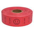 L LIKED 500 Raffle Tickets, Smile,Bule(6 Color Selection), Single Roll, Ticket for Events, Entry, Class Reward, Raffle & Prizes