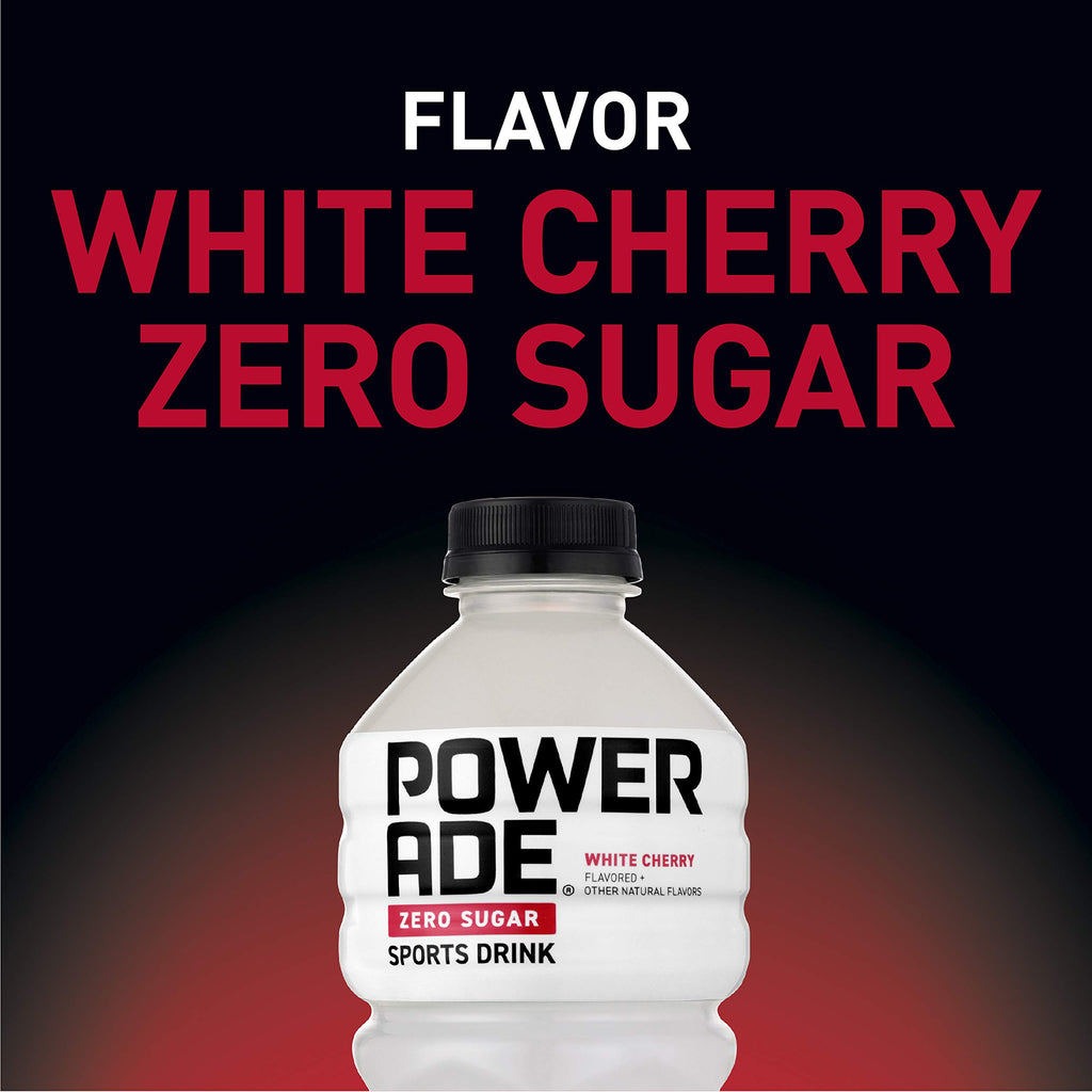 POWERADE White Cherry Zero, 28 Fl oz