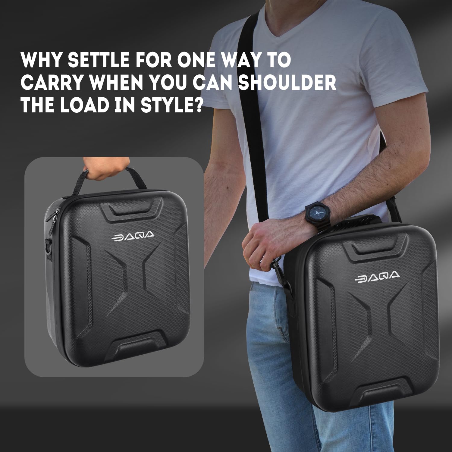 Ultra-Light Case for Starlink Mini – Waterproof, Shockproof EVA for Starlink Case Shoulder Star Link Bag with Dual Carry Options | Ideal Starlink Mini Accessories