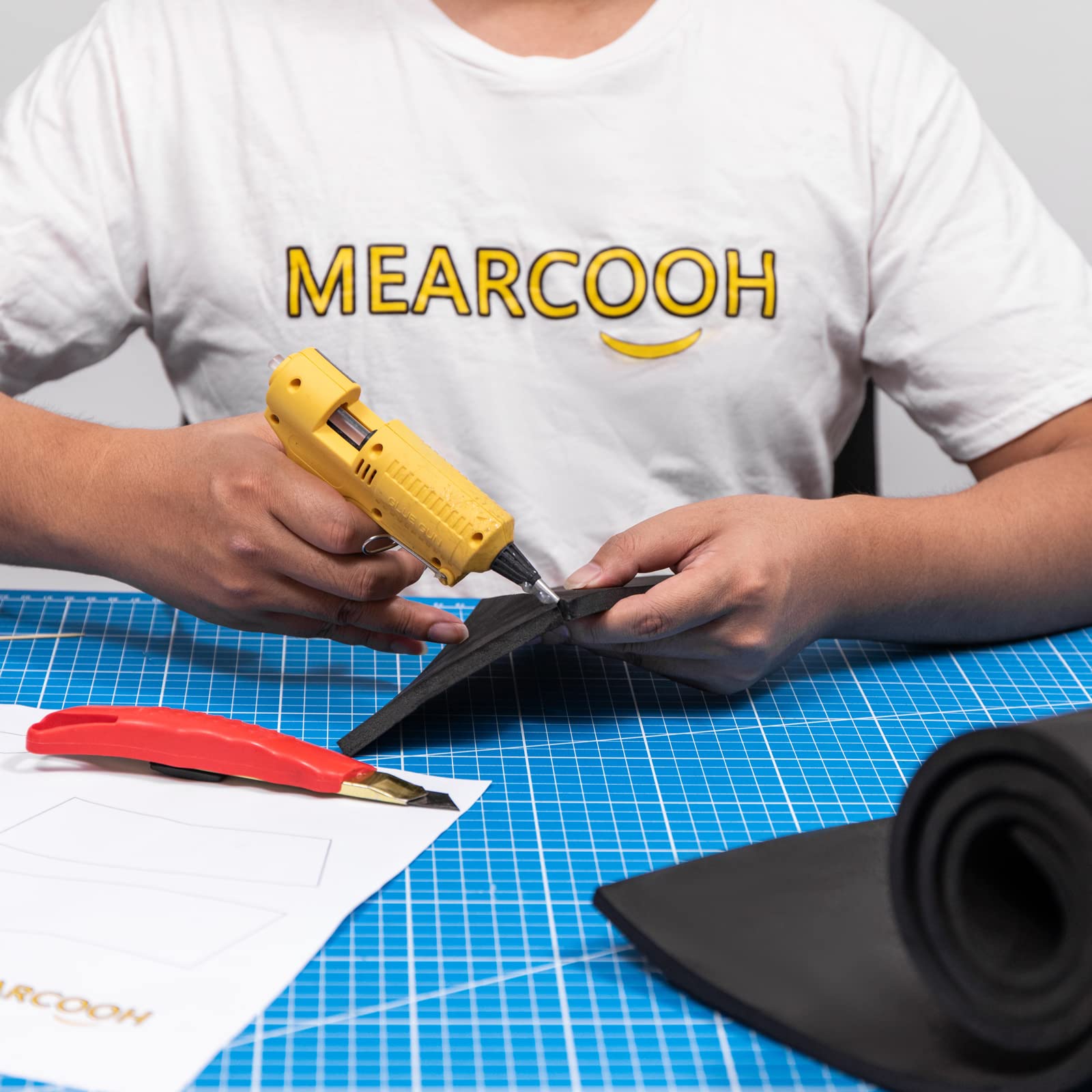 84PACK Foam Craft Sheets 8.5x5.5 inch Eva Color Bulk Foam Paper Set for Art Craft Projects DIY Handcraft by MEARCOOH