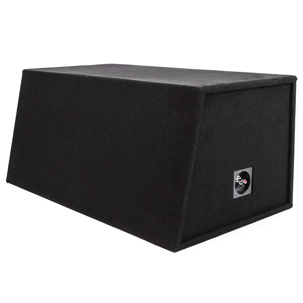 Skar Audio Single 8" Complete 1,200 Watt EVL Series Subwoofer Bass Package - Includes Loaded Enclosure with Amplifier