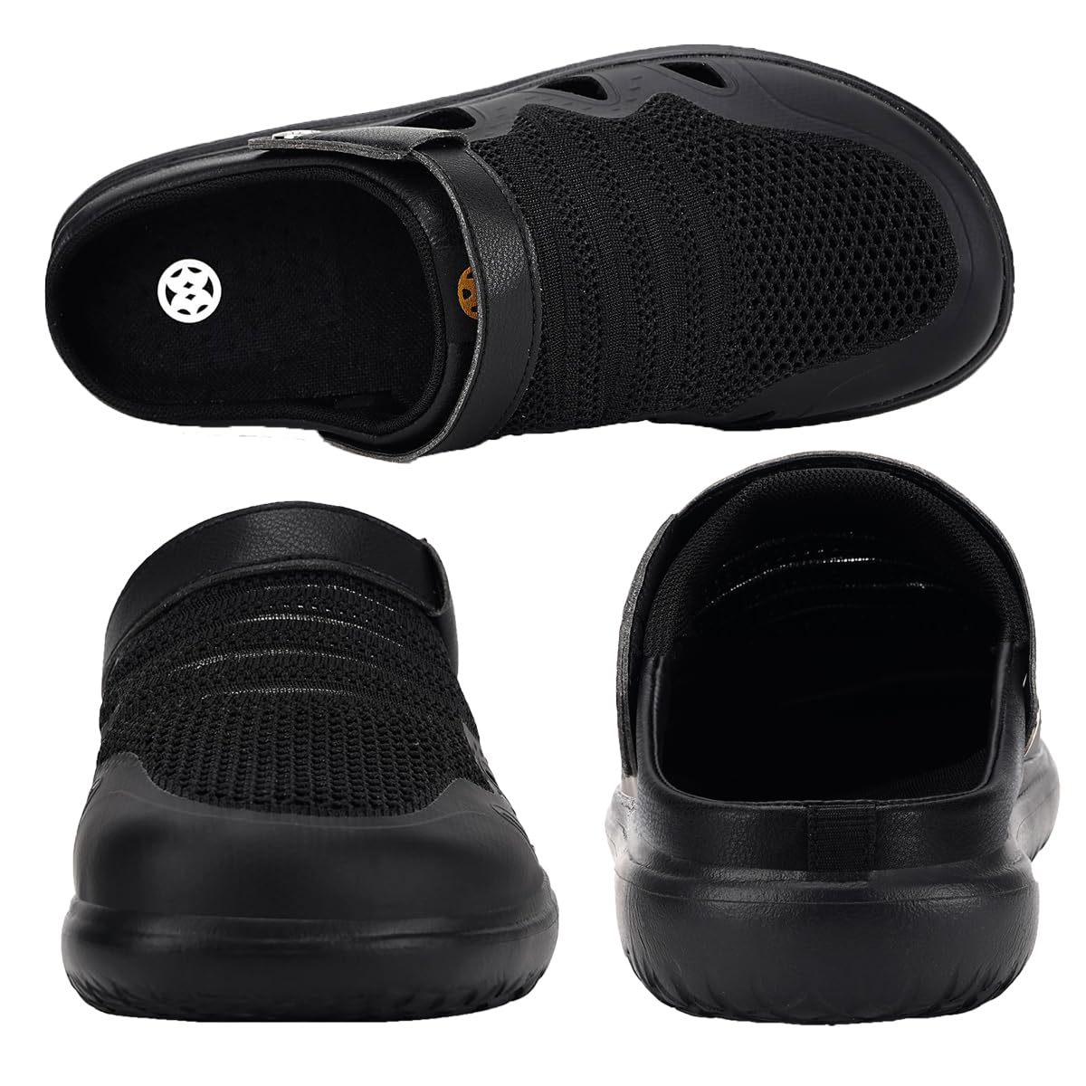 Men's Women's Clogs Garden Shoes Slip On Sandals Breathable Summer Orthotic Walking Slippers with Plantar Fasciitis Soles