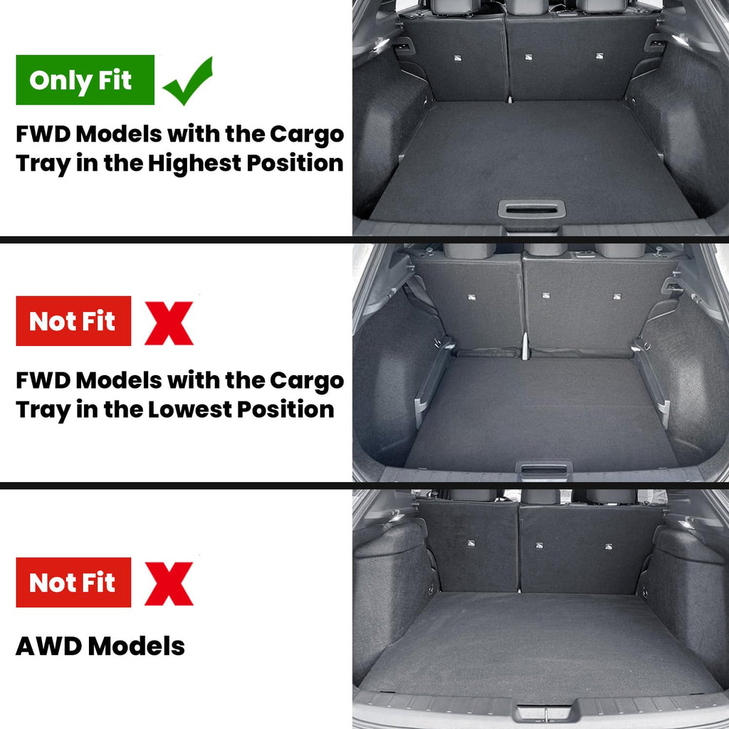 LASFIT Cargo Mat & Backrest Mats for Nissan Armada/Infiniti QX80 2019-2024, All Weather TPE Custom Fit Easy Clean Durable No-Curling Trunk Mat for Armada & QX80, Black