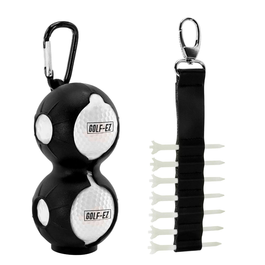 Golf Essentials Kit | Must-Have Accessories – Water Brush, Towel, Club Brush, Ball Marker, Divot Repair Tool, Ball & Tee Holder, Golf Gifts for Men & Women