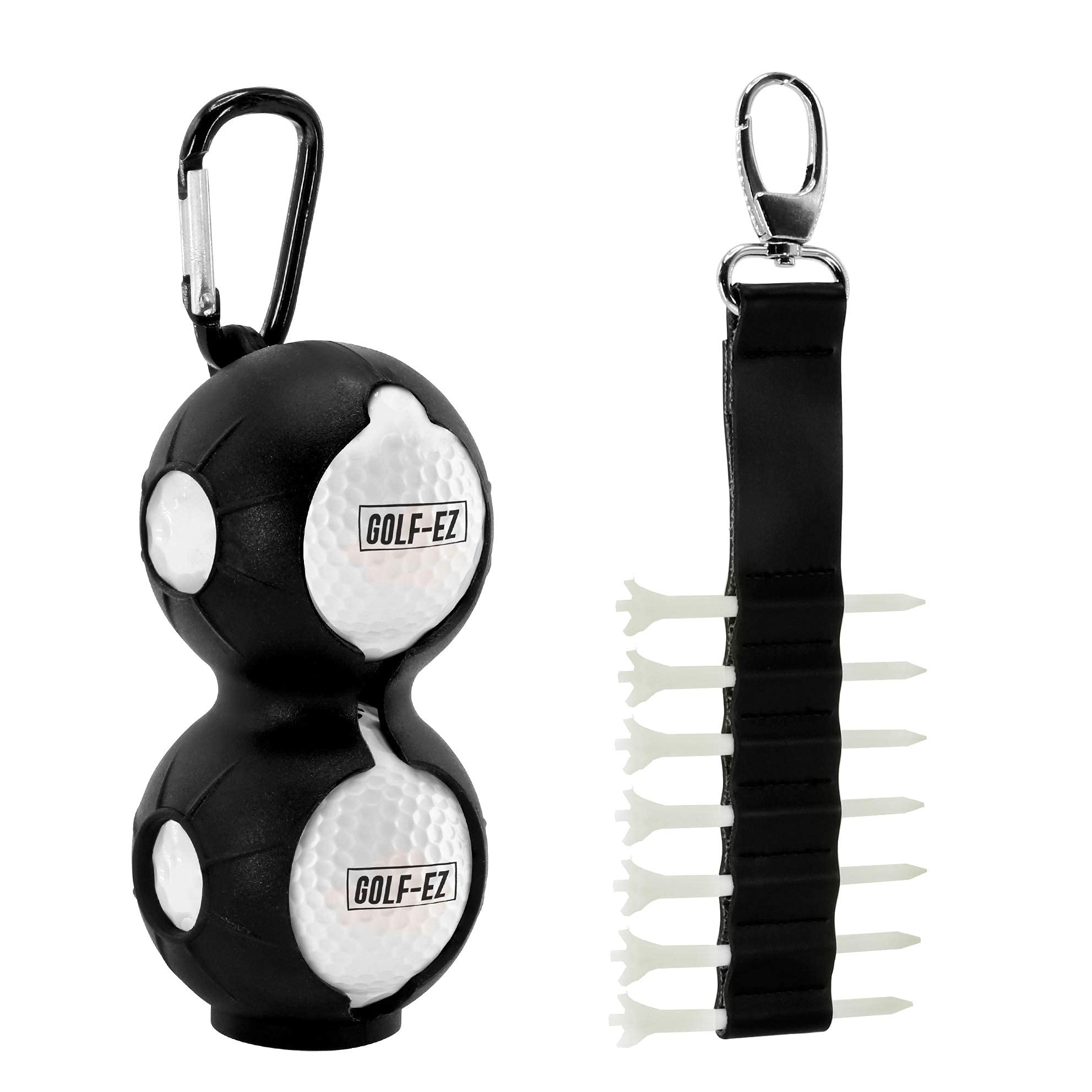 Golf Essentials Kit | Must-Have Accessories – Water Brush, Towel, Club Brush, Ball Marker, Divot Repair Tool, Ball & Tee Holder, Golf Gifts for Men & Women