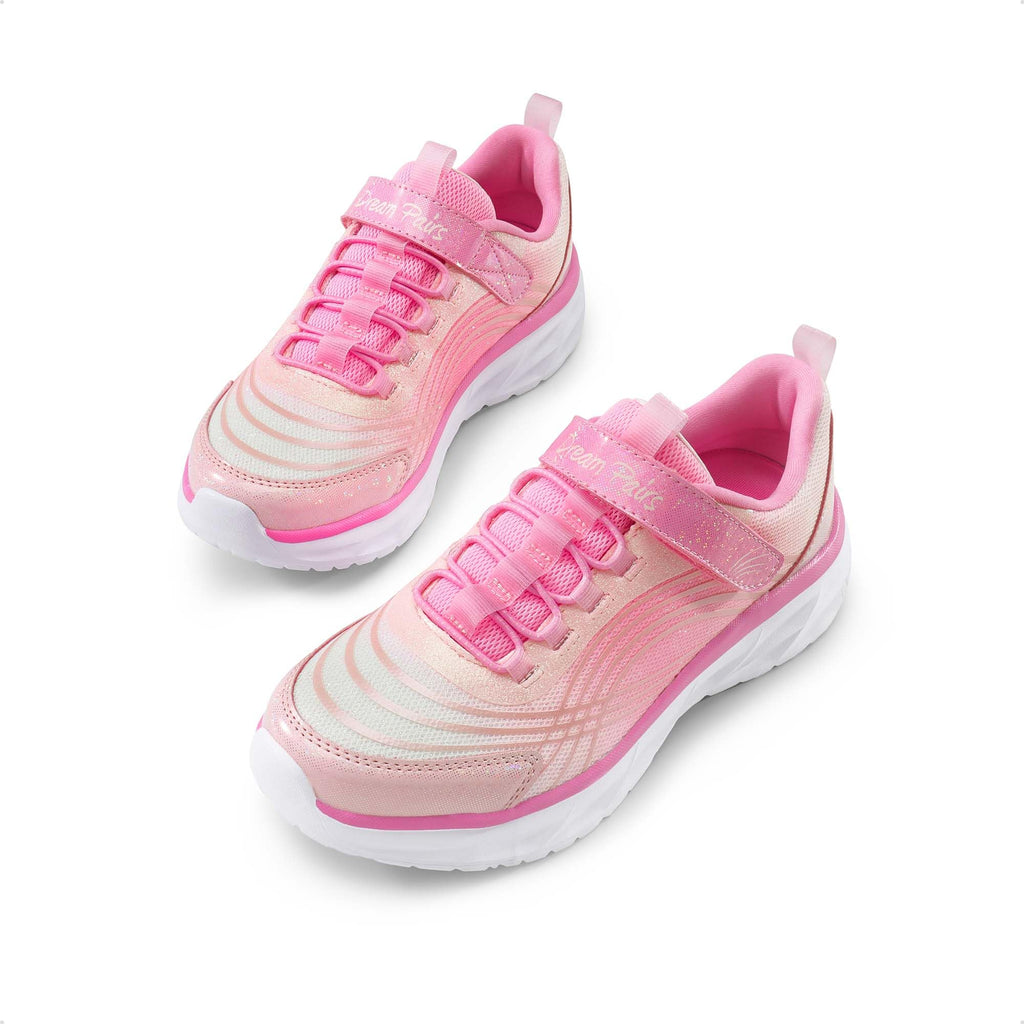 DREAM PAIRS Girls Shoes Sneakers Kids Tennis Shoes Sparkle ColorBurst Lightweight Running Casual Walking Shoes