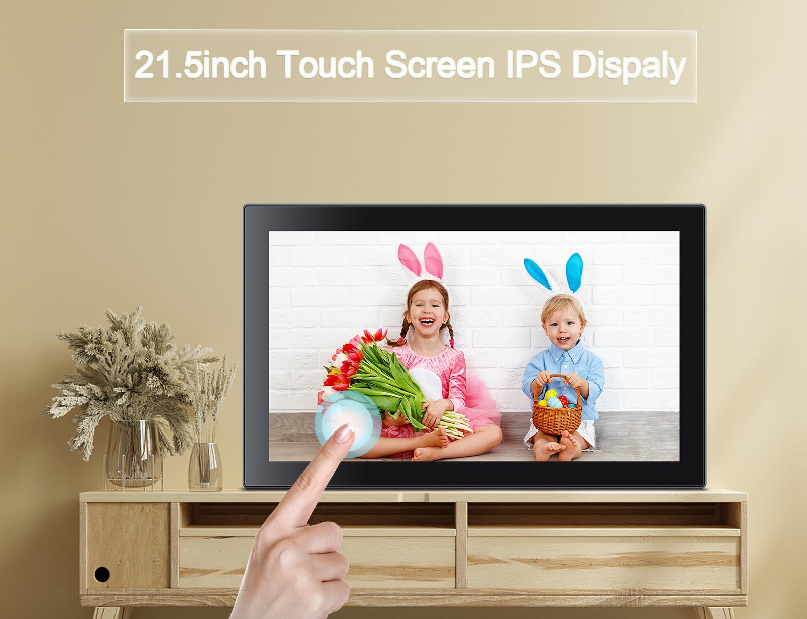 32GB FRAMEO 10.1 Inch Smart WiFi Digital Photo Frame | 1280x800 HD IPS Touchscreen , 32GB Large Storage, Auto Rotate,Share Moments Instantly via Frameo App from Anywhere