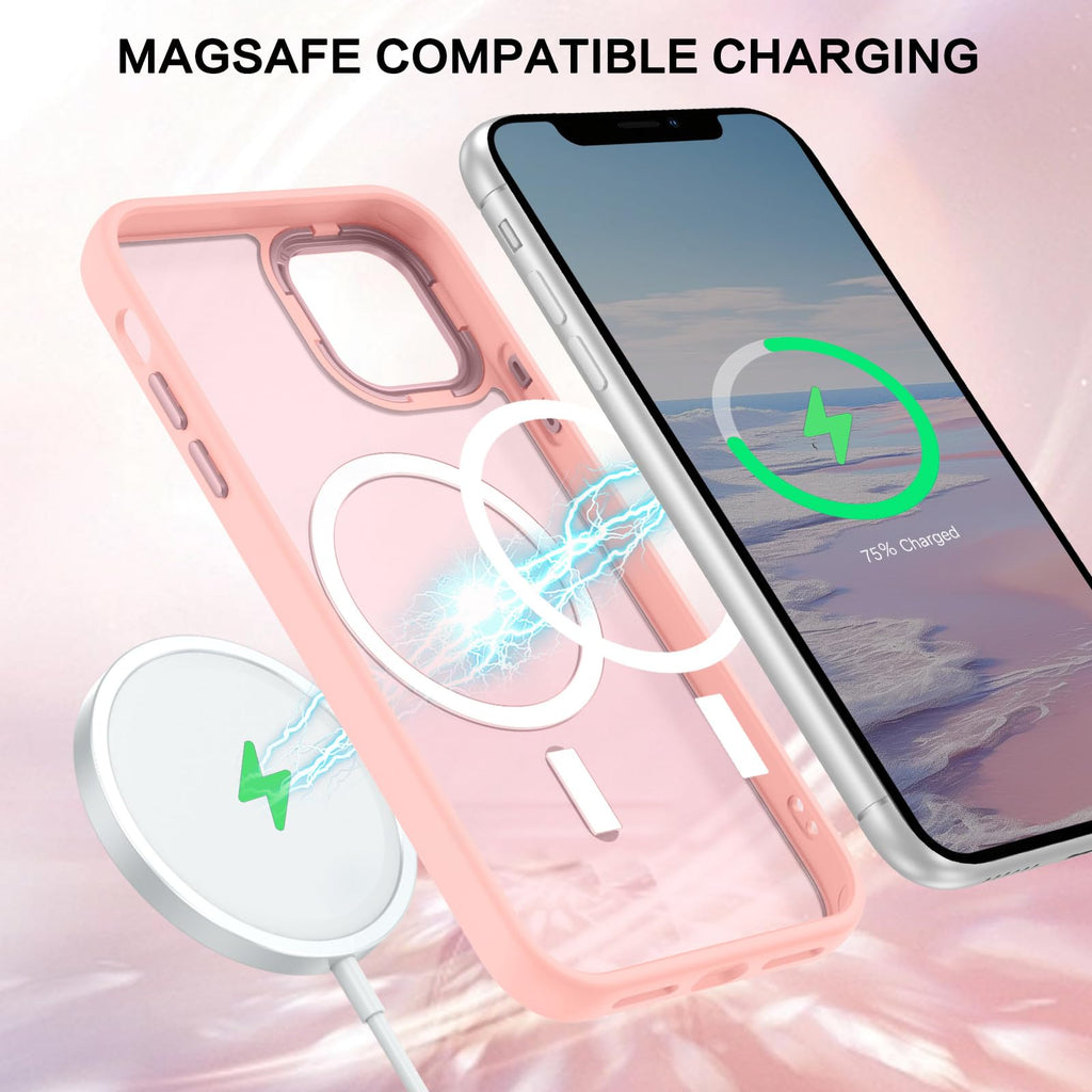 BENTOBEN for iPhone 11 Pro Case 2019 [Compatible with Magsafe] Translucent Matte Magnetic Phone Case iPhone 11 Pro 5.8" Slim Thin Shockproof Bumper Women Men Protective Cases Cover, Black