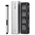 Fanttik E1 Max Electric Screwdriver, Mini Precision Screwdriver Set, 50 Magnetic Bits, Magnetic Storage, 5/32‘’Hex, Repair Tool Kit for Electronics Phone Camera Laptop Watch (White)