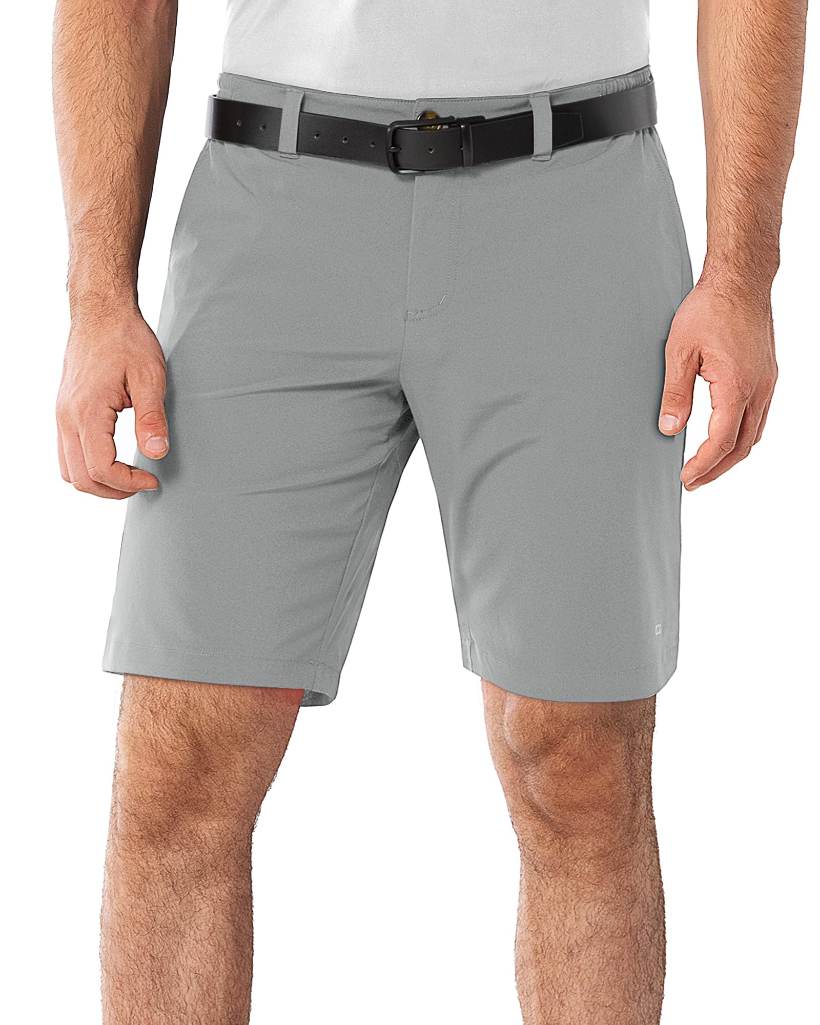 33,000ft Men's Golf Shorts 9" Dry Fit Stretch Golf Short UPF 50+ Lightweight Flat Front Golf Shorts with Pockets