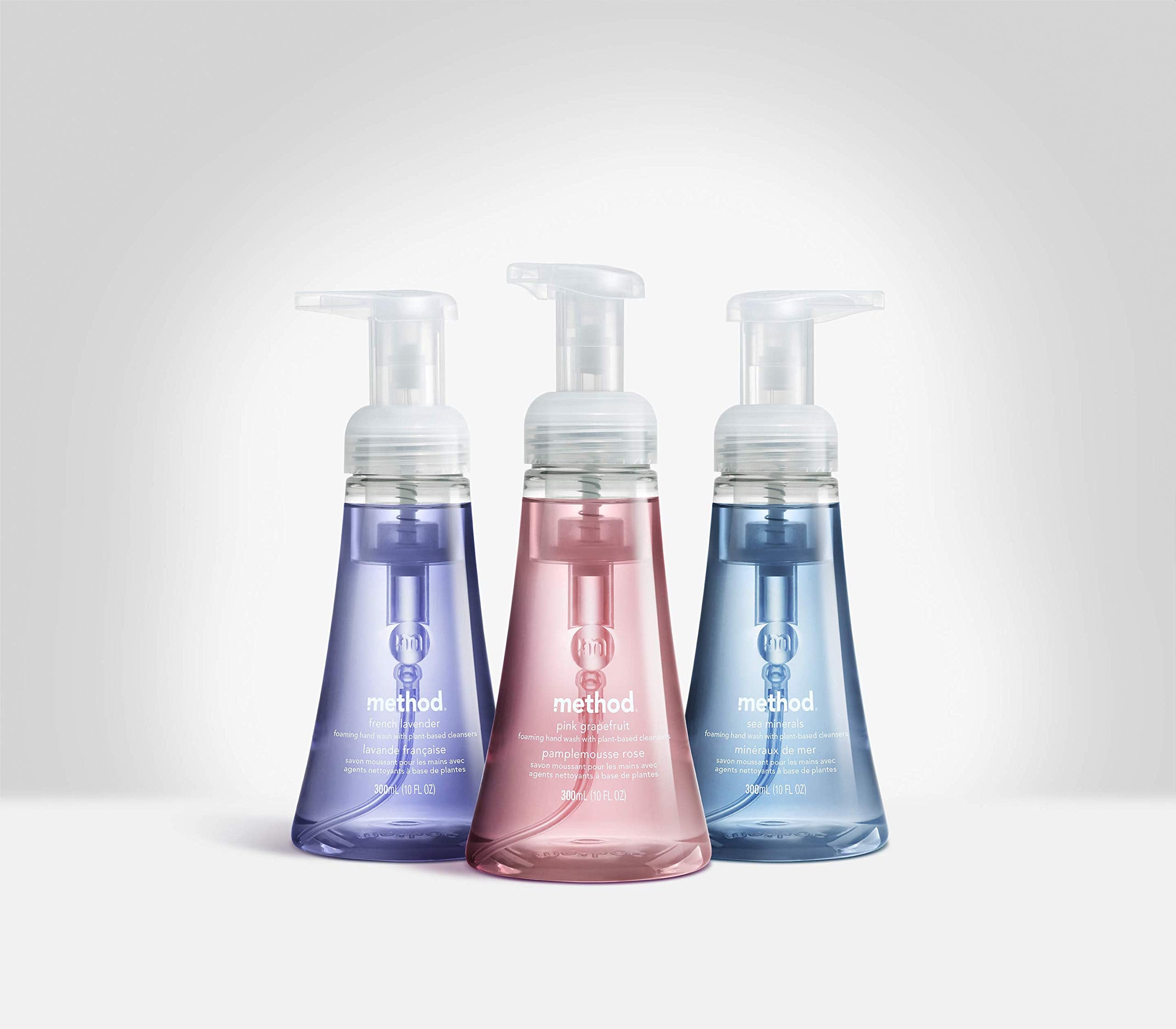 Method Foaming Hand Soap, Sea Minerals, Paraben and Phthalate Free, 10 fl oz (Pack of 3)