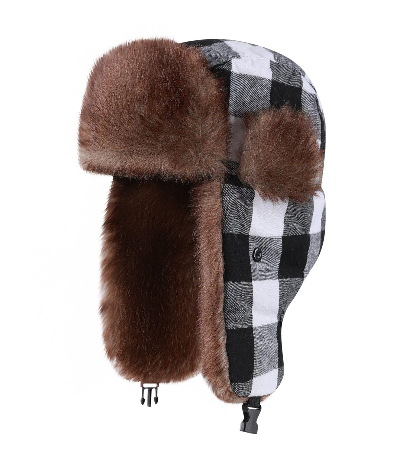 ASWER Trapper Warm Russian Trooper Hat Winter Skiing Cap Women Men Windproof