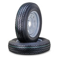 Free Country Trailer Tire Wheel Assembly ST175/80D13 6-Ply C 91L 5 Lug on 4.5" PCD Silver Mod Rim,SET 2