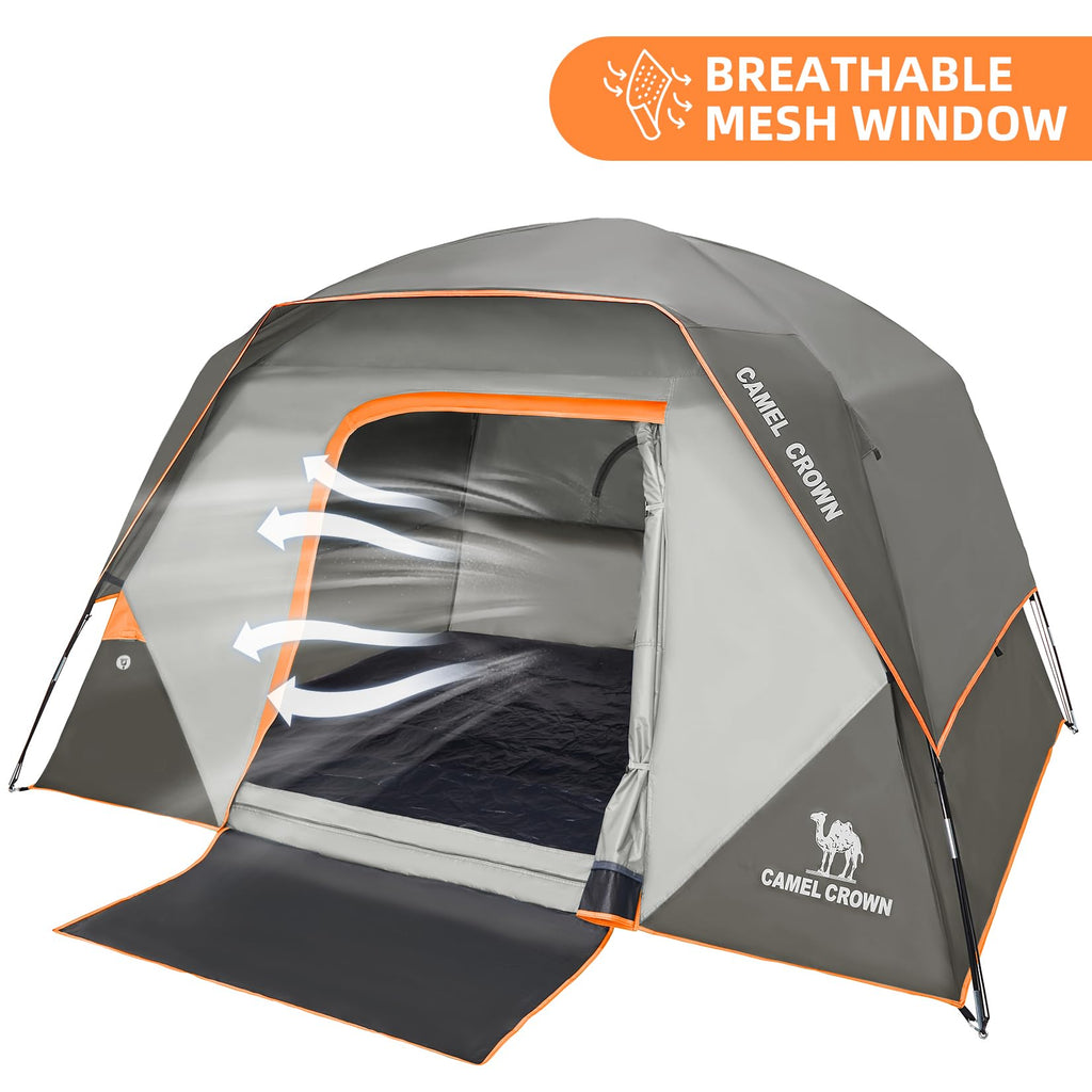 CAMEL CROWN Tents for Camping 4/6 Person Tent Waterproof Easy Setup Backpacking Tents