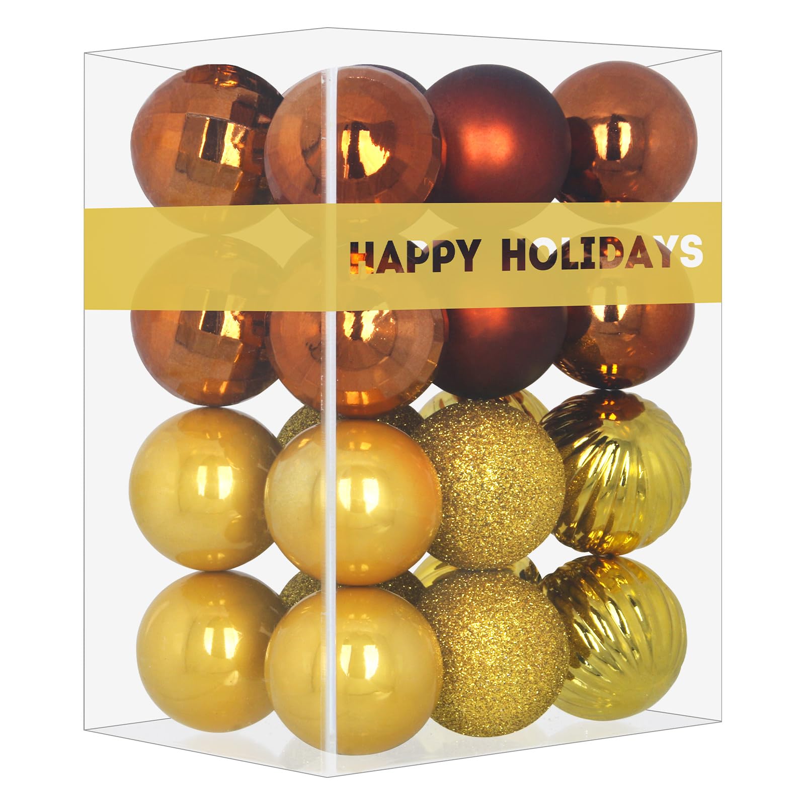 Bubblegun Pink 1.6" Small Christmas Balls Christmas Tree Decoration Ornaments Shatterproof Hanging Balls for Birthday Halloween Holiday Wedding Decorations Set of 12pcs