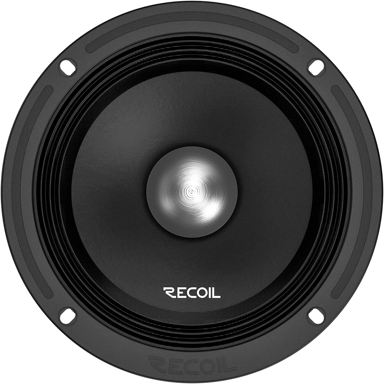 RECOIL MS65-4P 6.5-Inch Midrange Pro Audio Car Speakers, 600 Watts Max Pair 4Ohm, 1.5-Inch High Temperature Kapton Voice Coil, Premium Quality Audio Door Speakers