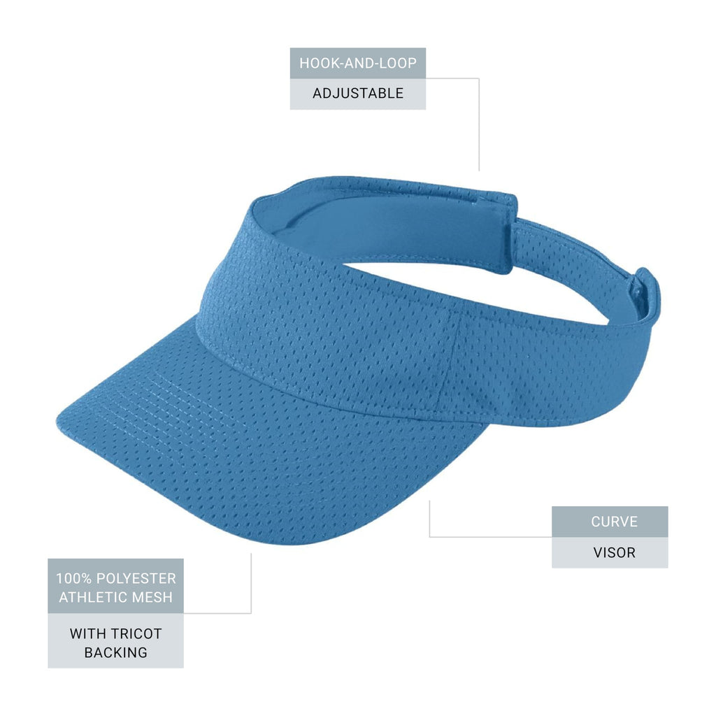Augusta Sportswear Women's Athletic Mesh Visor - Stylish Sun Hat for Golf, Running, and Outdoor Activities