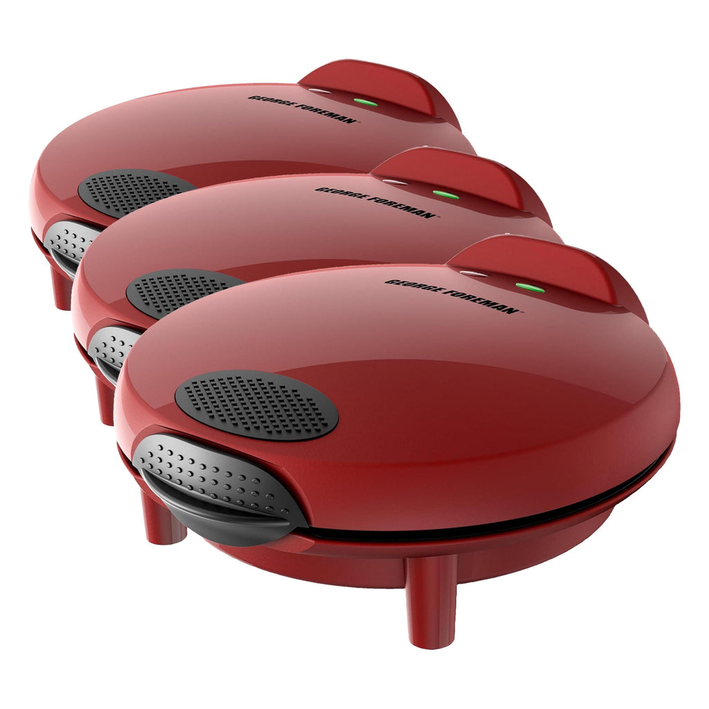 George Foreman Electric Quesadilla Maker, Red, GFQ001 10 Inch