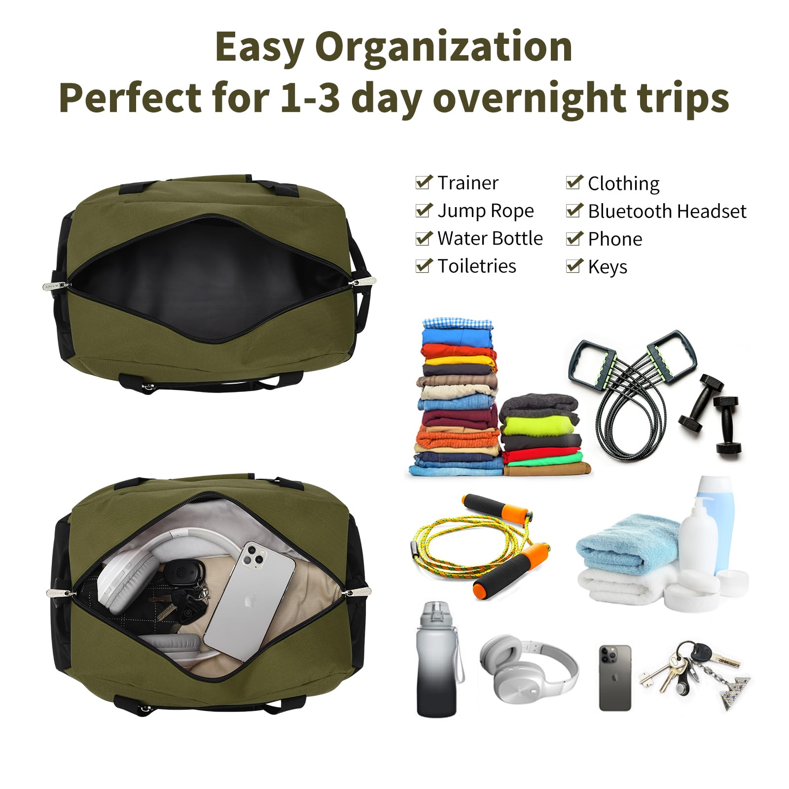 Apenze Small Gym Bag Carry On Bag - 12 in Mini Duffle Bag Lightweight for Overnight Travel(Camouflage)