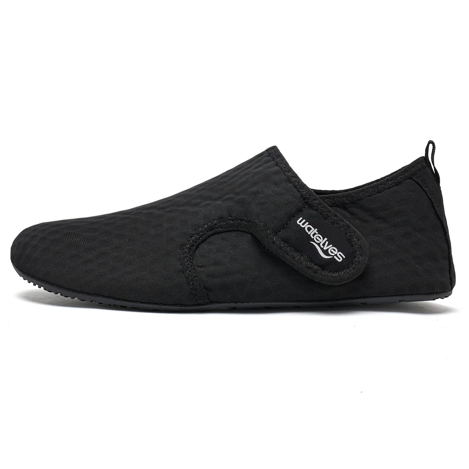 WateLves Water Shoes for Women Men Swim Beach Aqua Socks Quick Dry Barefoot House Slippers Travel Shoes with Adjustable Magic Tape for Pool Diving Boating Yoga Surf