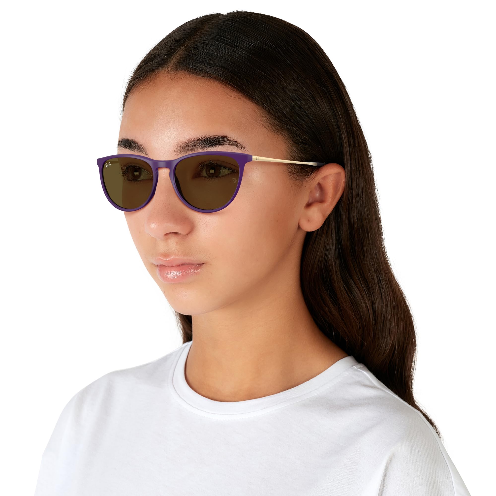 Ray-Ban Junior Kids' RJ9060s Erika Round Sunglasses