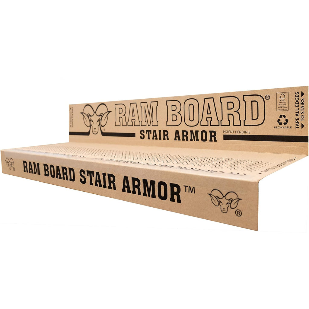 Ram Board Stair Armor for Temporary Stair Protection, 1.58 feet x 2.83 feet (6 Pack)