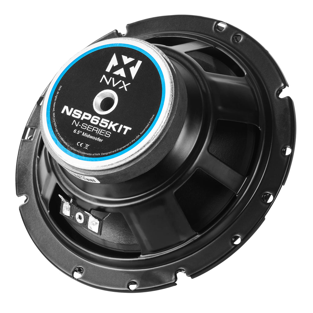 NVX NSP35 3.5" Car Speakers, 200W Max, 70W RMS, 2-Way Coaxial w/Silk Dome Tweeters & Built-in X-Overs, Easy to Install in Cars/Trucks/Doors (Pair)