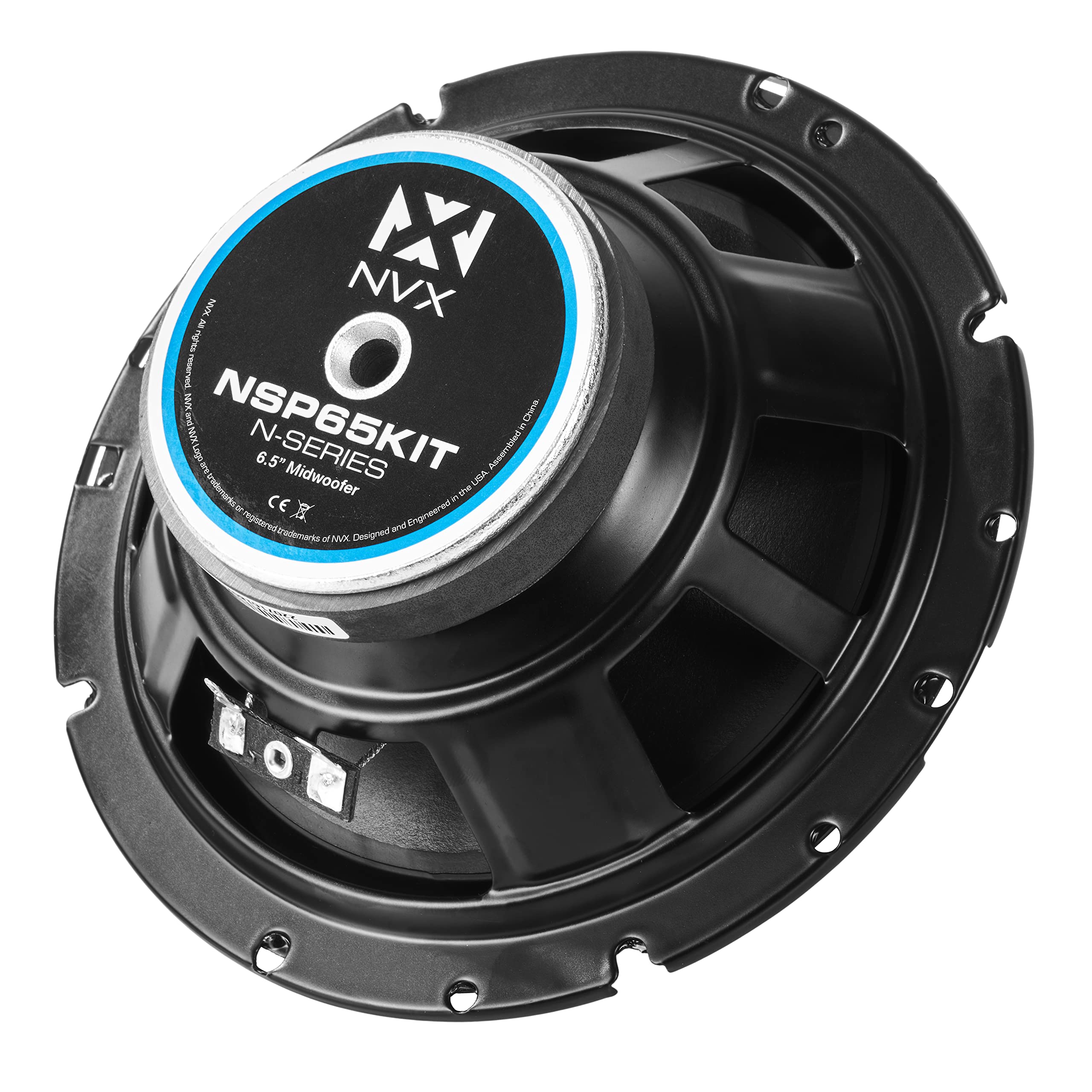 NVX NSP35 3.5" Car Speakers, 200W Max, 70W RMS, 2-Way Coaxial w/Silk Dome Tweeters & Built-in X-Overs, Easy to Install in Cars/Trucks/Doors (Pair)