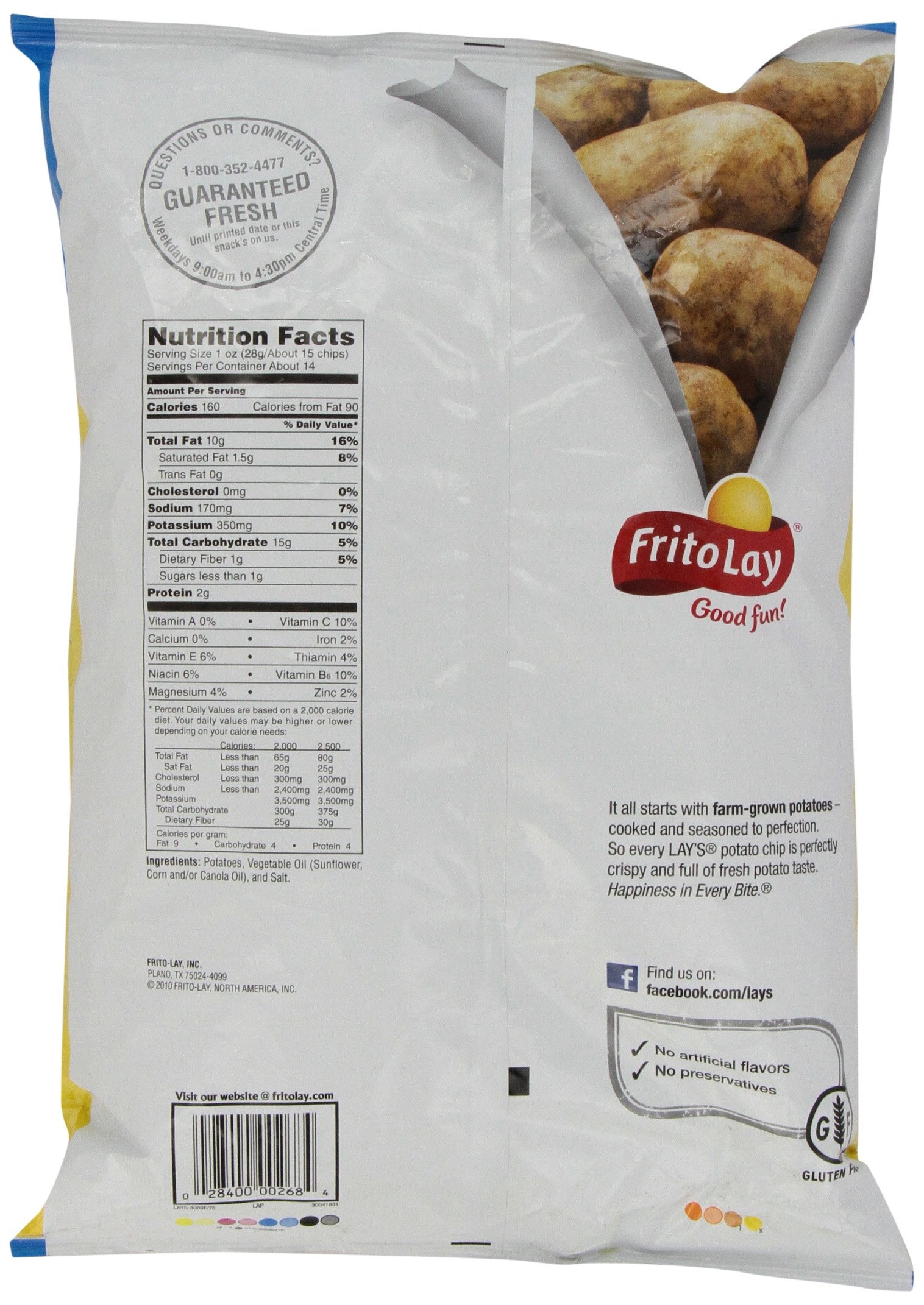 Lay's Barbecue Flavored Potato Chips, 12.5 Oz