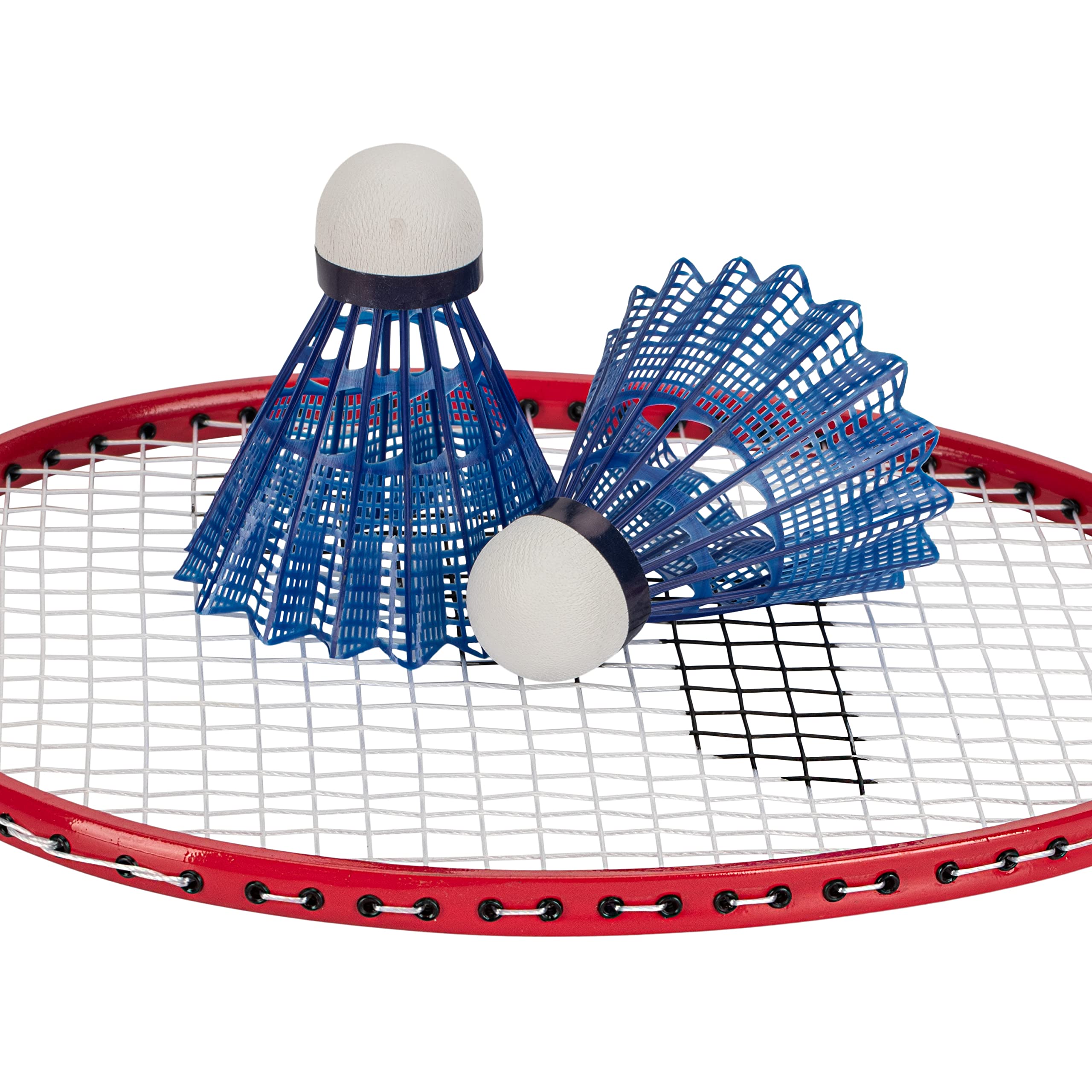 Franklin Sports Badminton Racket + Birdie Set - Replacement Badminton Equipment for Kids + Adults - 2 Player - 4 Player Badminton Racket Sets