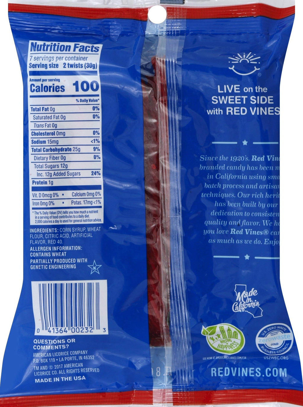 Red Vines Licorice, Grape Flavor Twists, Soft & Chewy Candy, 5oz Trays (12 pack)