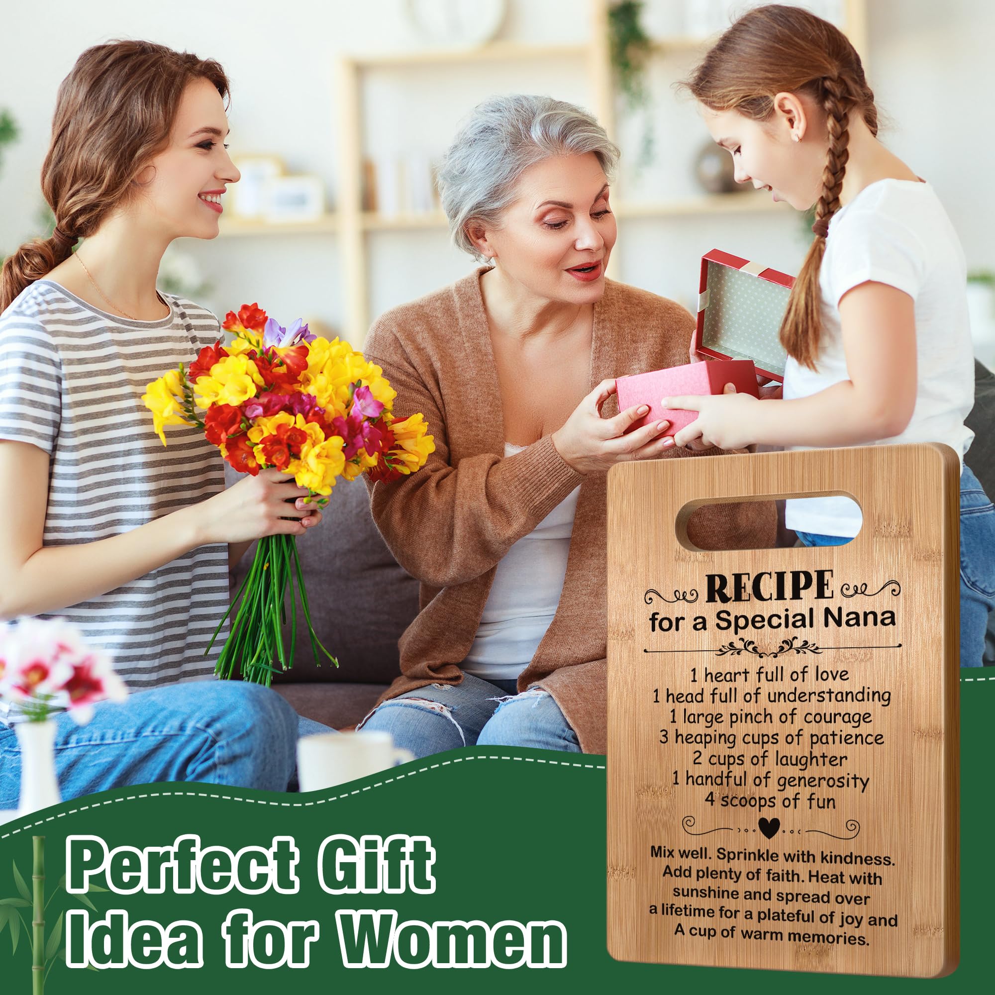 Popular Birthday Gifts for Aunt, Cutting Board Gift for Auntie, Cute Aunt Gifts from Niece Nephew, Auntie Gifts for Mother's Day