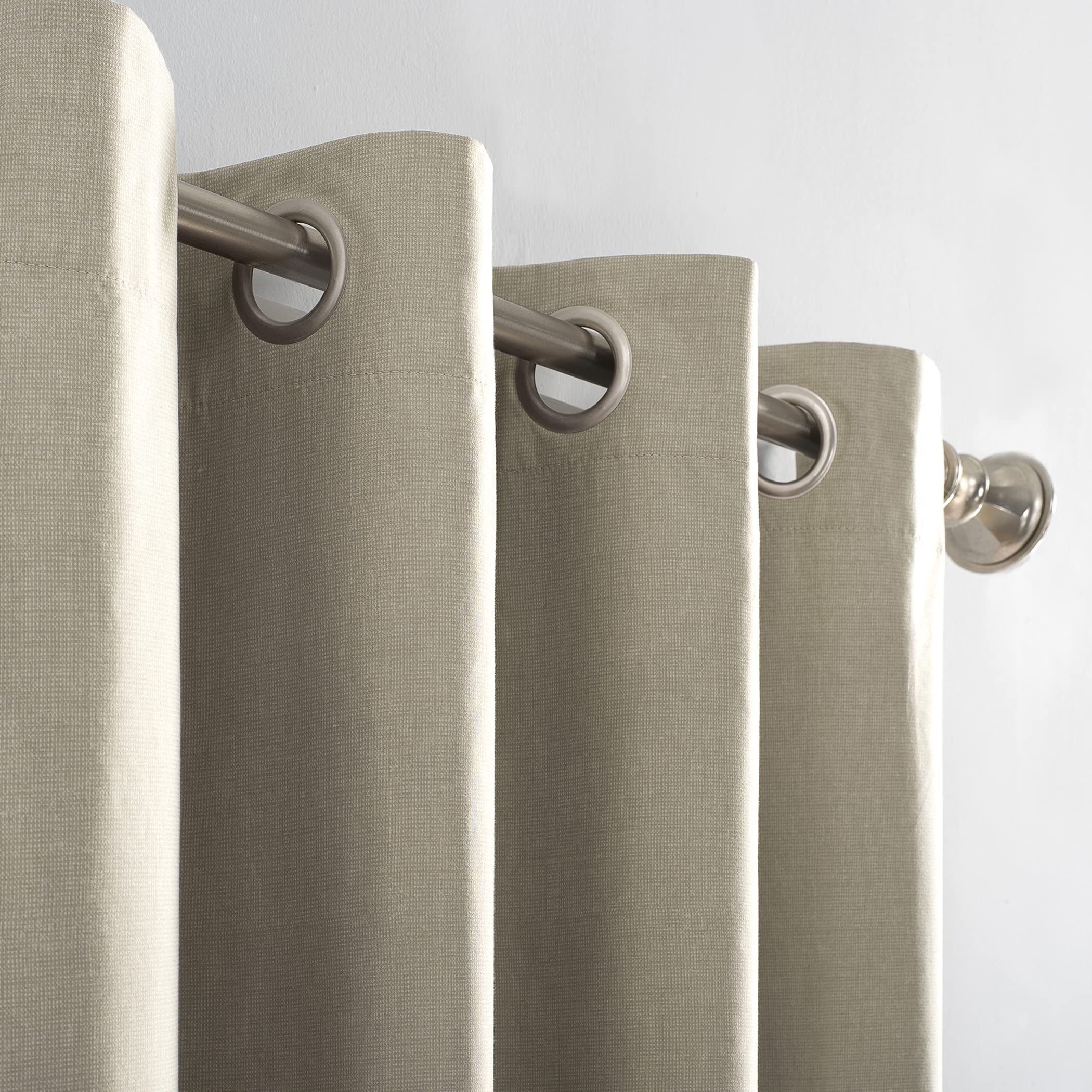Sun Zero Columbia Thermal Insulated 100% Blackout Grommet Curtain Single Panel, 50" x 63", Cedar Orange