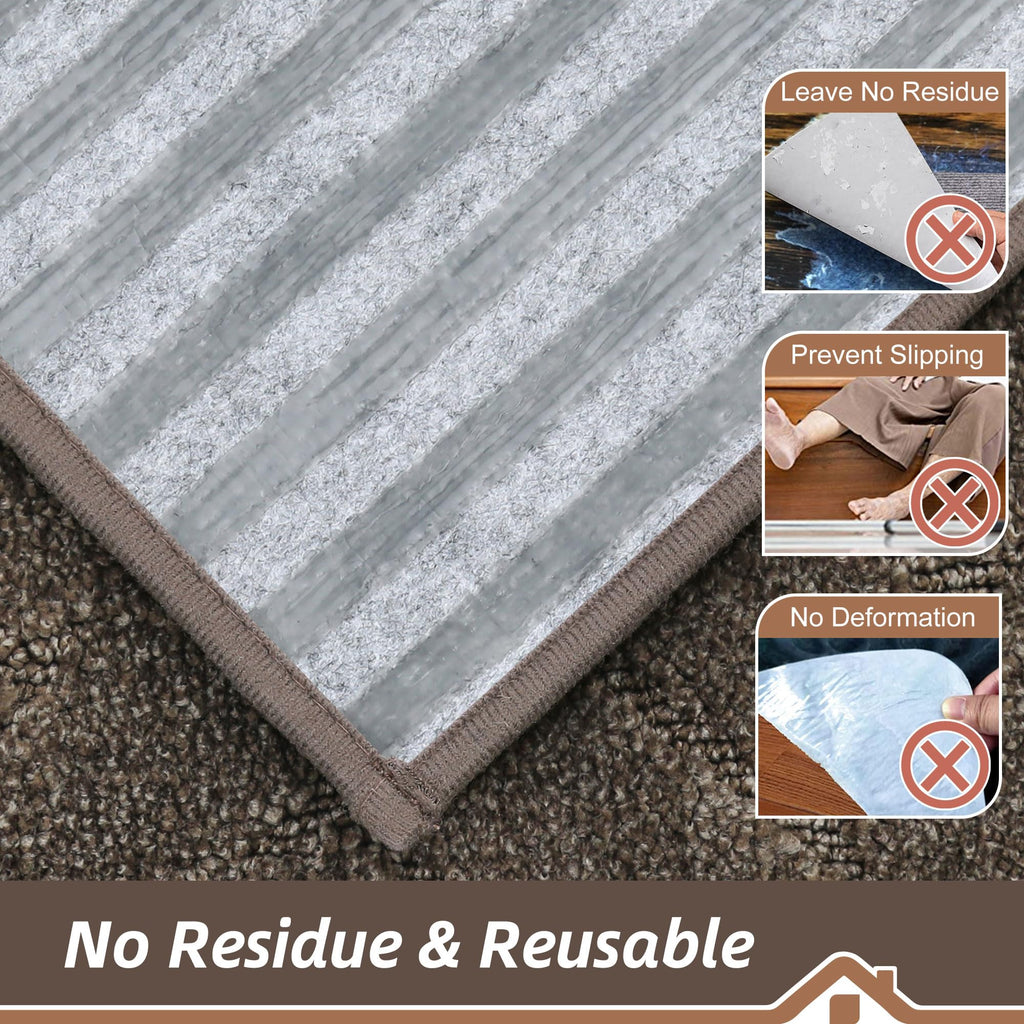 BEQHAUSE Stair Treads for Wooden Steps 28inX9in, Non Slip Carpet Stair Treads Indoor Stair Runners Machine Washable, Soft Stair Rugs Mat Surface Polyester TPE Backing, 4pcs, Beige