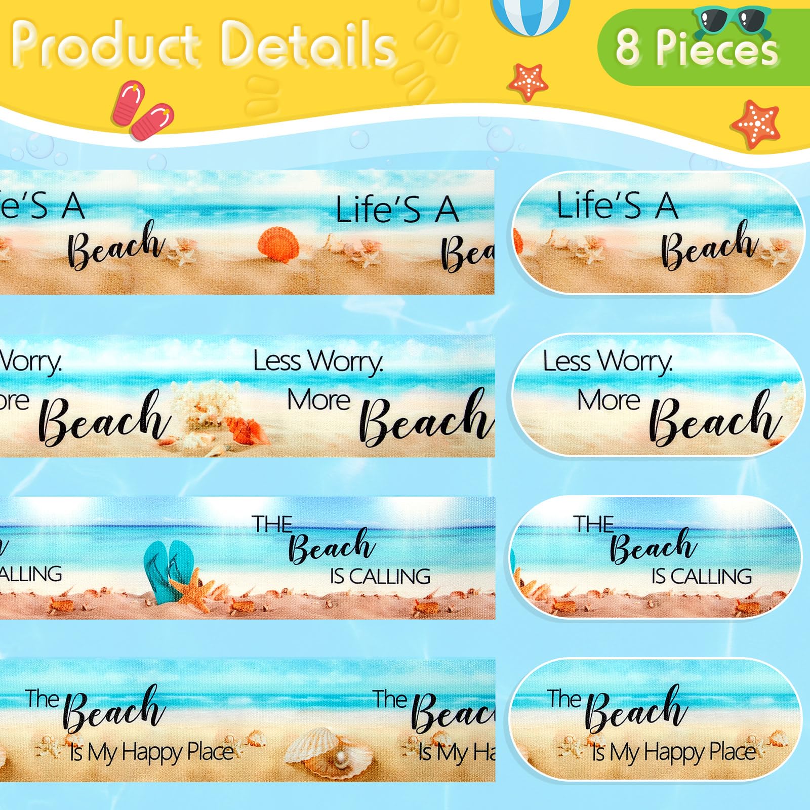 Boao 4 Pack Towel Bands for Beach Chair, Pool & Cruise Essentials, Elastic and Windproof, Towel Chair Clips Lounge Strap Holder, Cruise Ship Accessories (American Flag)